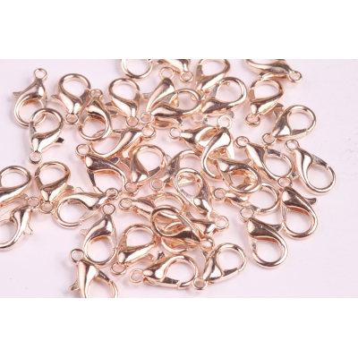 Karabinka rose gold 12mm
