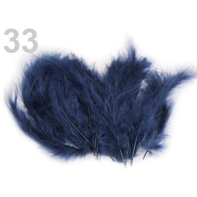 Pštrosí peří modrá delta č.15