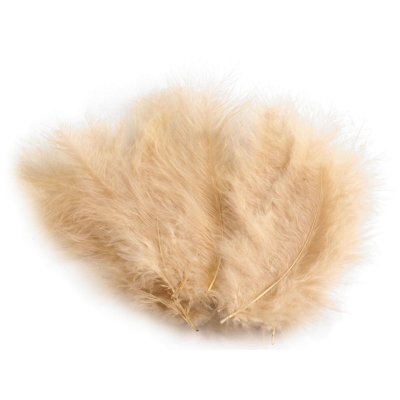Pštrosí peří krémová č.22