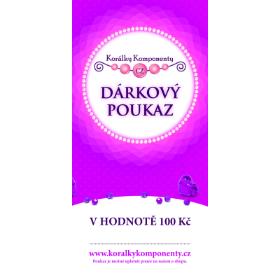 Dárková poukázka 500 kč - Eshop