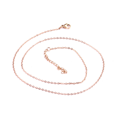 Řetízek na KRK rose gold ocel č.3