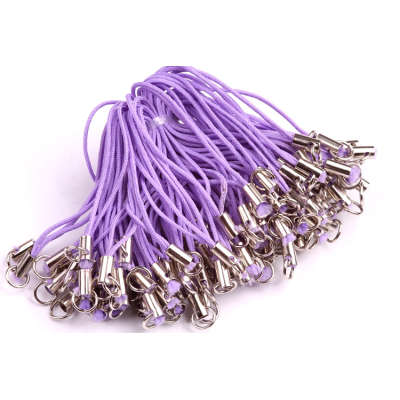 Šňůrka na mobil fialová č. 20