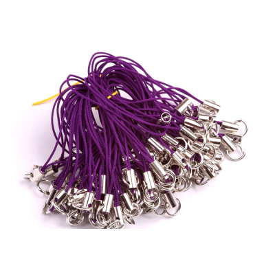 Šňůrka na mobil fialová tmavá č. 21