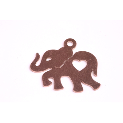 Ocelový přívěsek na krk slon č.1