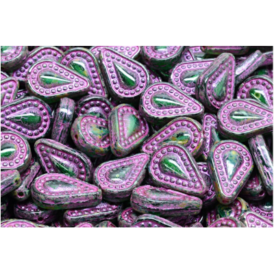 Filigránová slzička č. 4200 (14x10mm)