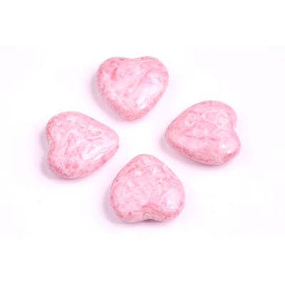 Korálky srdíčka č.4285 (15x16mm)