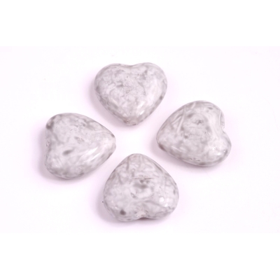 Korálky srdíčka č.4290 (15x16mm)