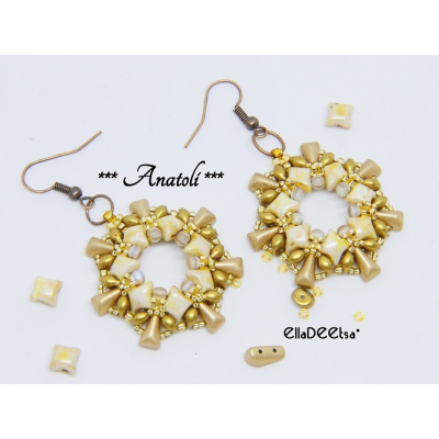 Náušnice Anatoli č. 1361 - stavebnice