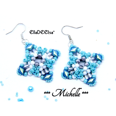 Náušnice Michelle č. 1335 - stavebnice