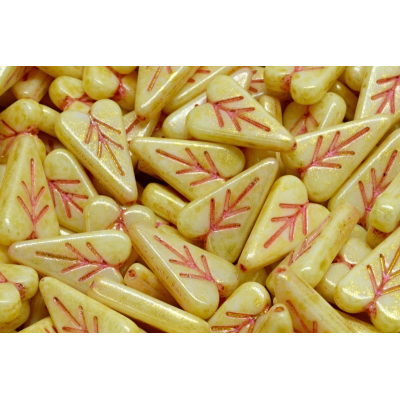 Lístek ve tvaru srdce č.3500 (16x11mm)