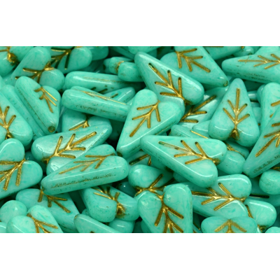 Lístek ve tvaru srdce č.3498 (16x11mm)