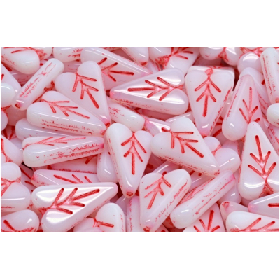 Lístek ve tvaru srdce č.3496 (16x11mm)