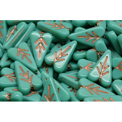 Lístek ve tvaru srdce č.3494 (16x11mm)