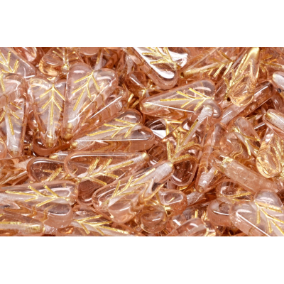 Lístek ve tvaru srdce č.3493 (16x11mm)