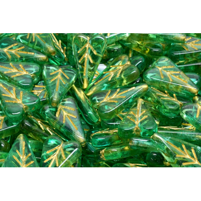 Lístek ve tvaru srdce č.3489 (16x11mm)