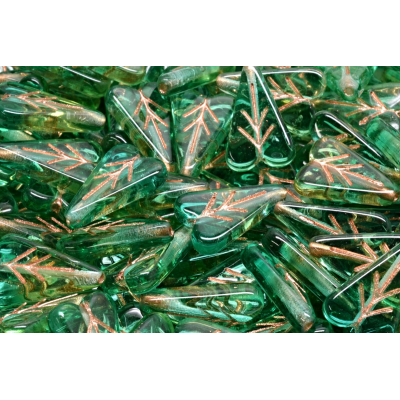 Lístek ve tvaru srdce č.3488 (16x11mm)