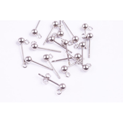 Dřík s kuličkou ocel - 4 mm