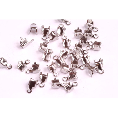 Koncovka na štrasový řetízek ocel 3mm