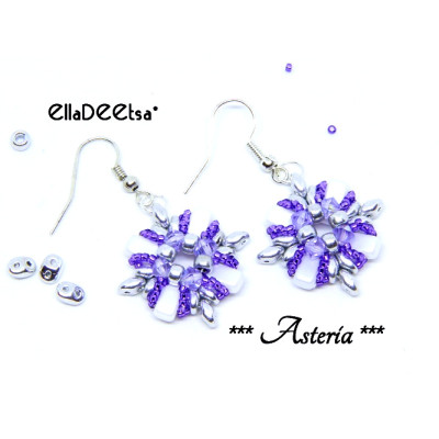 Náušnice Asteria č. 1303 - stavebnice