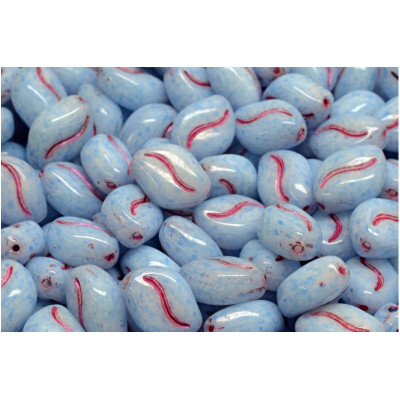 Oboustranná vlnitá zrnka 11x8 mm č. 4