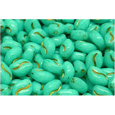 Oboustranná vlnitá zrnka 11x8 mm č. 9