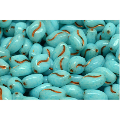 Oboustranná vlnitá zrnka 11x8 mm č. 10