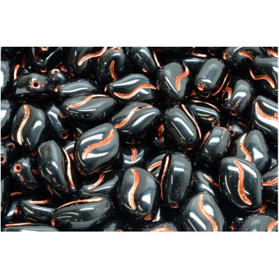 Oboustranná vlnitá zrnka 11x8 mm č. 14