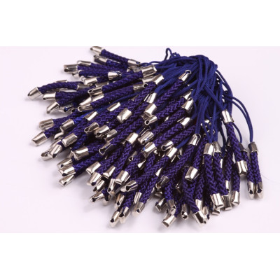 Šňůrka na mobil pletená modrá č. 58