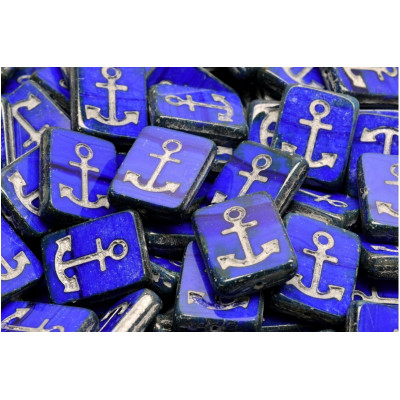 Ploškované korálky kotva 15x12mm č. 140
