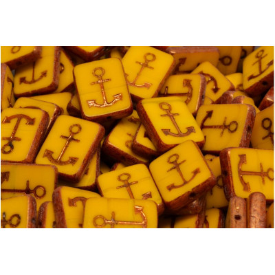 Ploškované korálky kotva 15x12mm č. 146