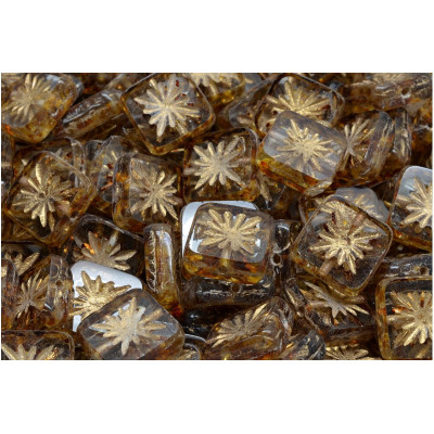 Ploškované čtverečky kiwi 10 mm č. 172