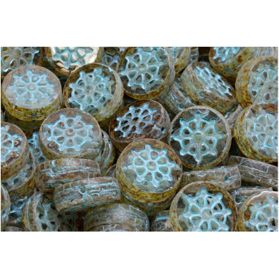 Ploškované korálky kormidlo 12 mm č. 178