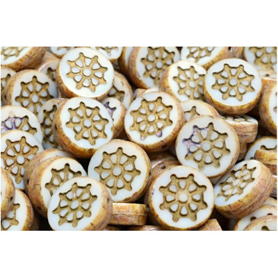 Ploškované korálky kormidlo 12 mm č. 189