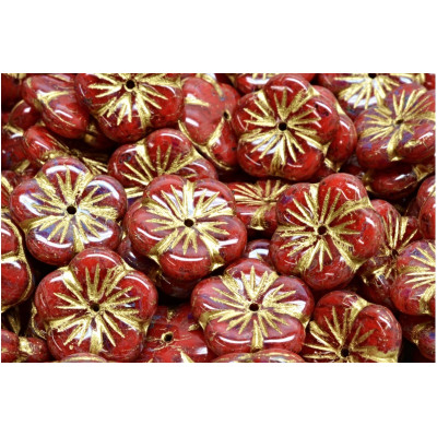 Korálky kytičky 2278 (14x14 mm)