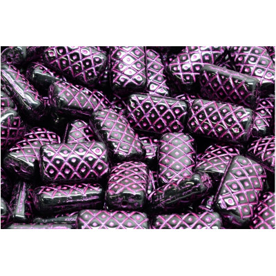 Korálky Mřížkovaný polštářek č.2333 (13x7mm)