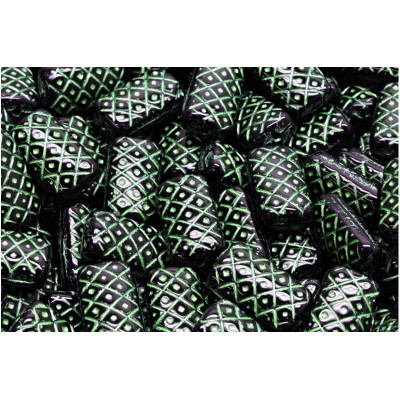 Korálky Mřížkovaný polštářek č.2335 (13x7mm)