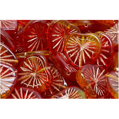 Korálky Kiwi Srdíčka č.2392 (18x18mm)