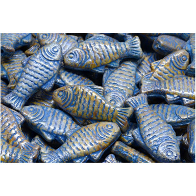 Korálky ryba pstruh č.2408 (24x10mm)