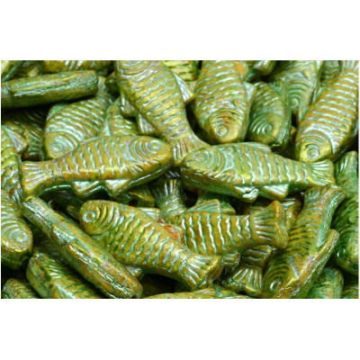 Korálky ryba pstruh č.2409 (24x10mm)