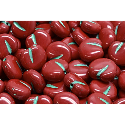 Korálky jablko 2175 (11x12 mm)