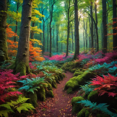 Diamantové malování - Květinová stezka č. 1144 - 85x85cm