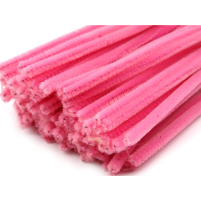 Chlupaté drátky růžové č.6