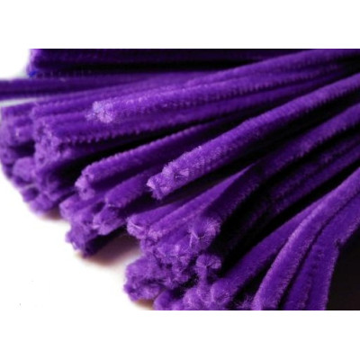 Chlupaté drátky tmavě fialové č.11