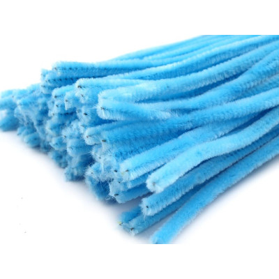 Chlupaté drátky světle modré č.12