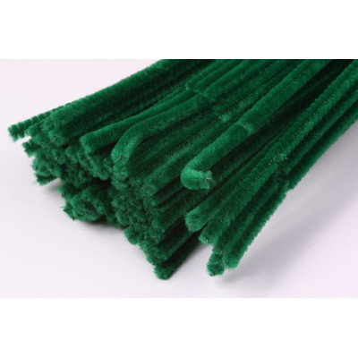 Chlupaté drátky tmavě zelené č.16