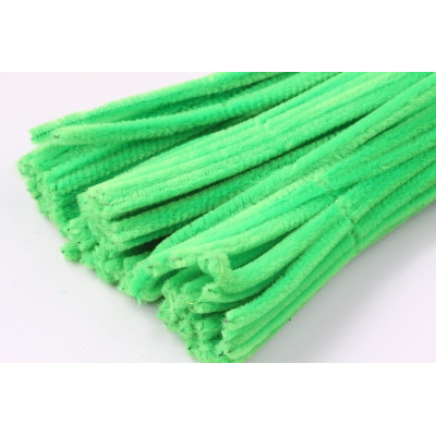 Chlupaté drátky světle zelené č.14