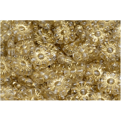 Korálky čtvercové kytičky 3136 (11x11mm)