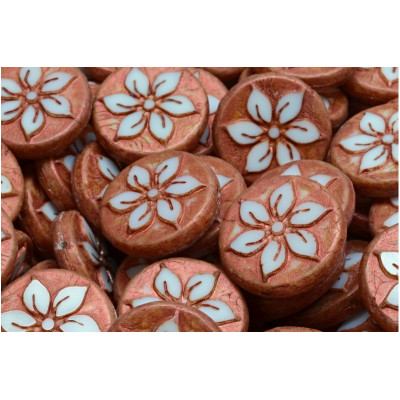 Ploškovaná kytička 18x18 mm č. 37