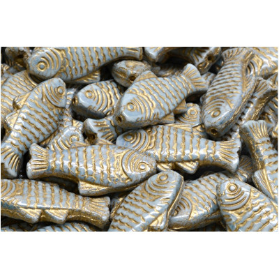 Korálky ryba pstruh č.2411 (24x10mm)