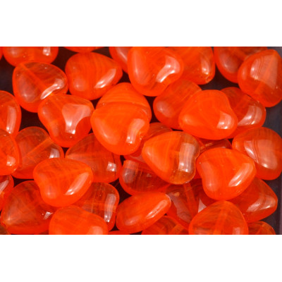 Korálky srdíčka č.2119 (9x9mm)